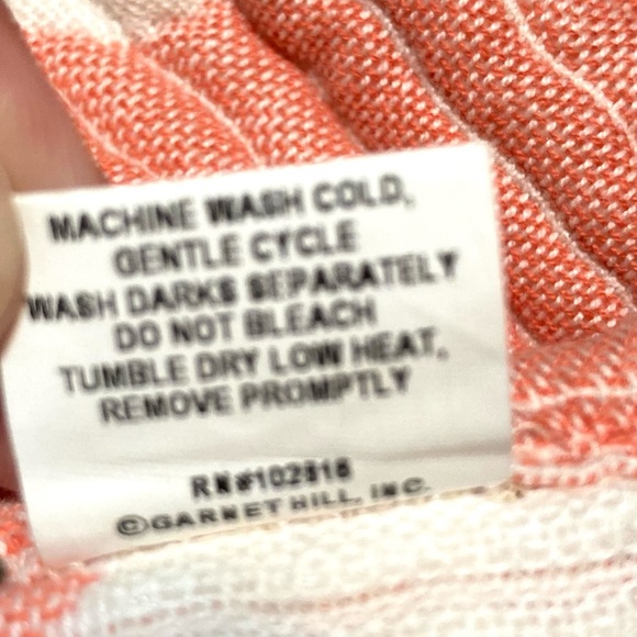 GARNET HILL Pink Peach with White Polka Dots Quilted Blanket Bedspread for Baby - Picture 9 of 9